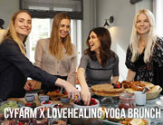 "Cyfarm x Lovehealing Yoga Brunch” im Yogastudio Cyfarm in Starnberg am 25. Oktober 2021: Yoga, Aromatherapie und Veganes für VIPs wie Viktoria Lauterbach, Viola Weiss und Karolin Kandler im neuen Yogastudio von Conny Lehmann  Credit: Vivi Simon / Fotocafe 